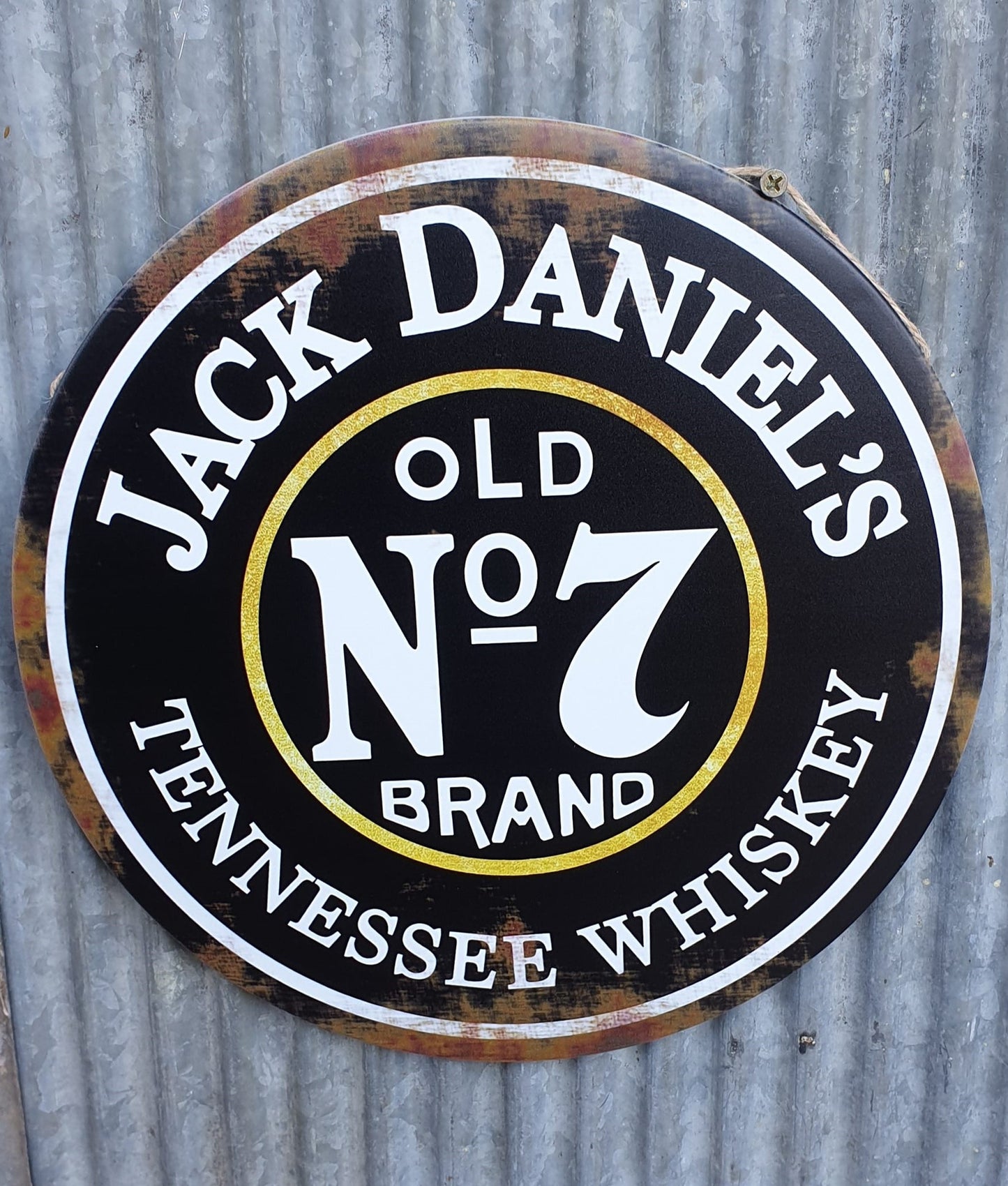 Jack Daniels Old No 7 Tin Sign