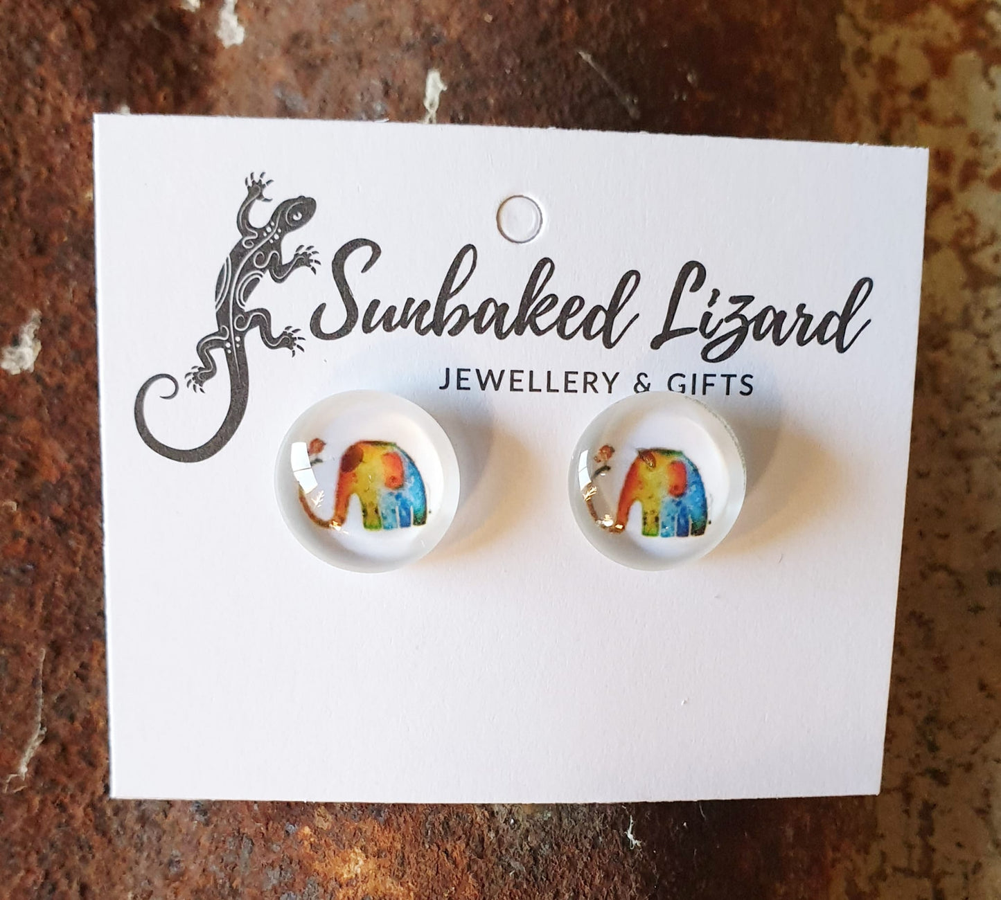 Elephant & Birdie Earrings