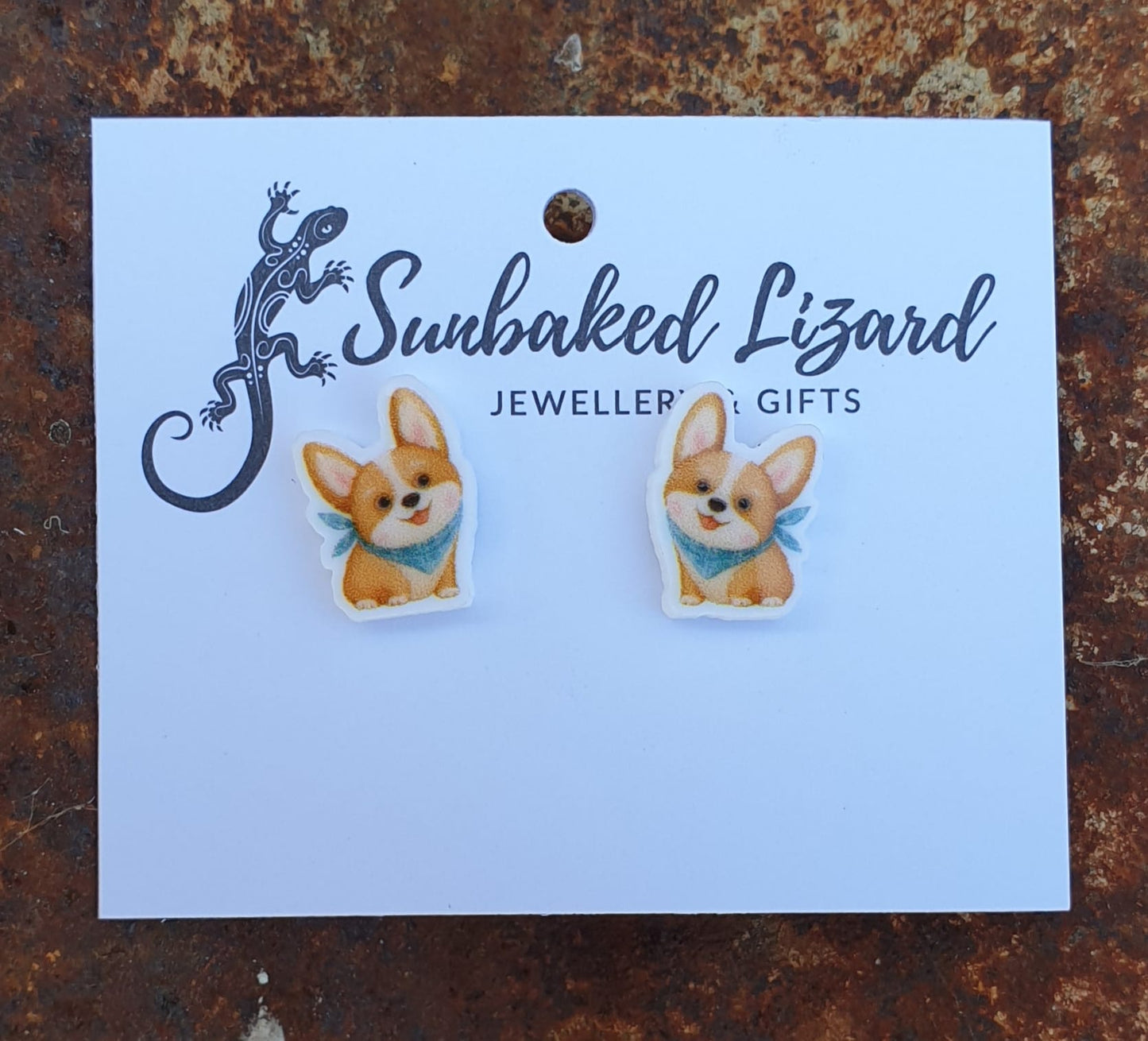 Candy the Corgi Studs