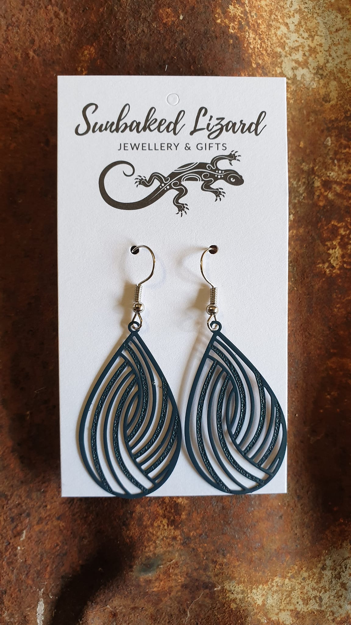 Metal Filigree Teardrops (3 Colours Available)