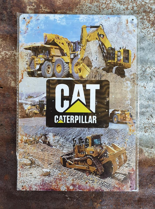 CAT Machinery Tin Sign