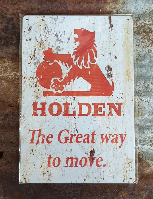 Holden Lion Tin Sign