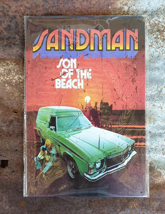 Sandman Tin Sign