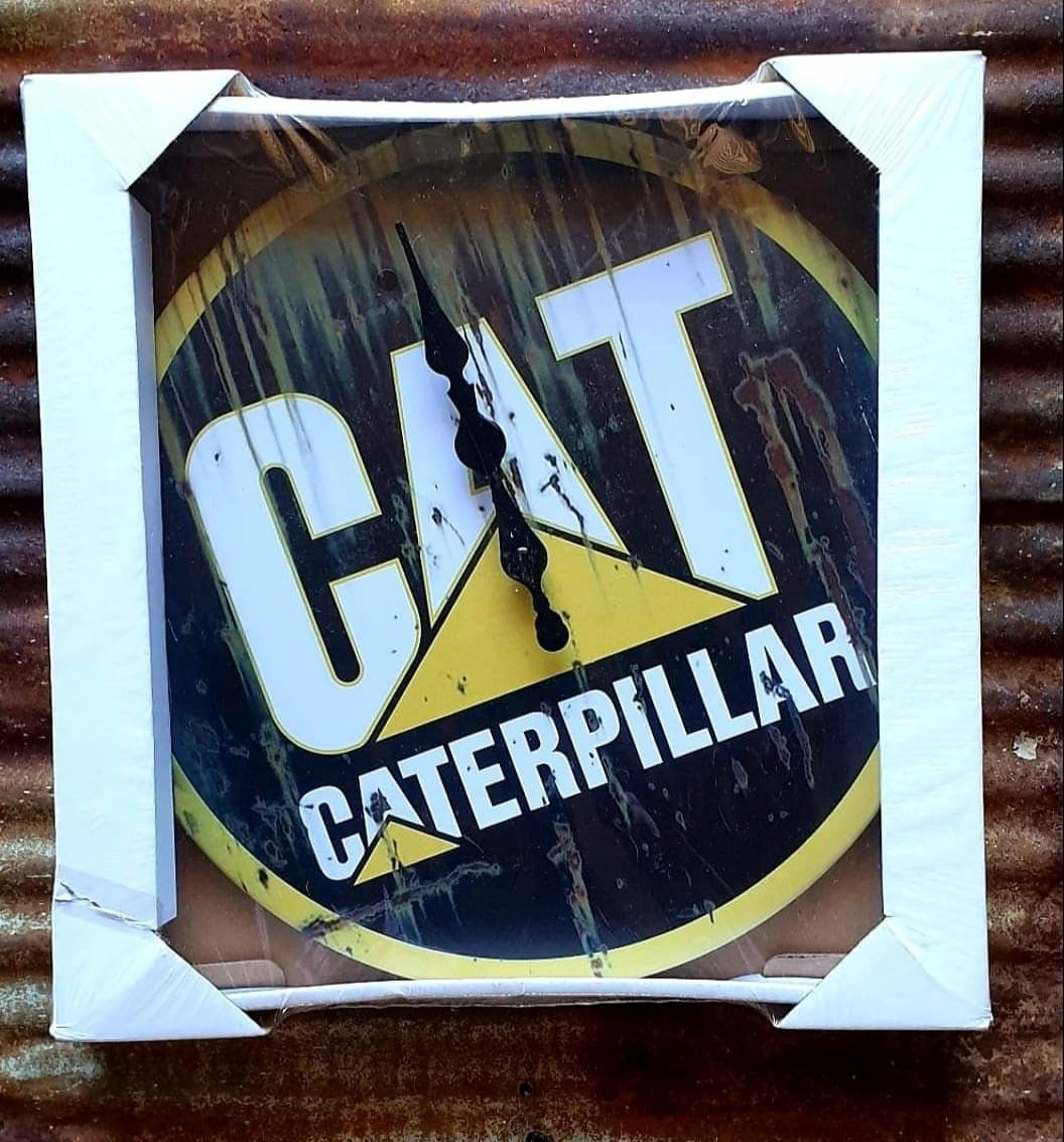 CAT Caterpillar Clock