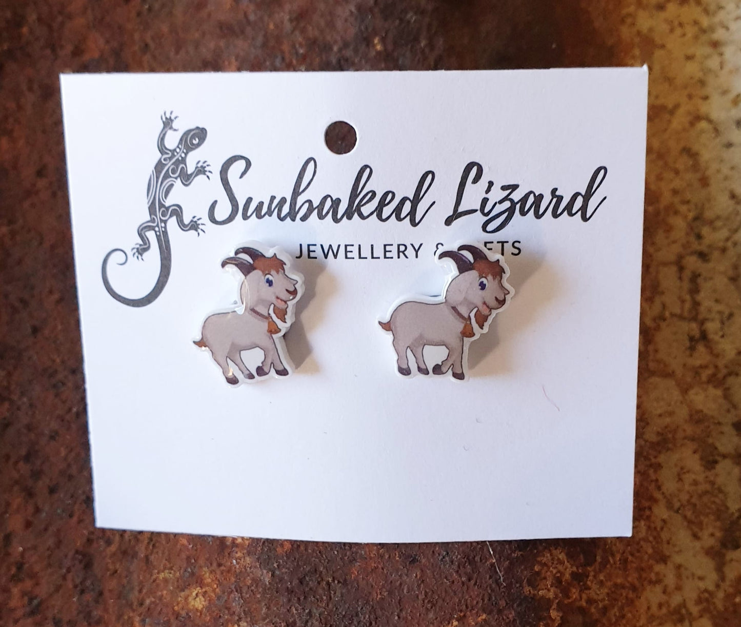 Small Garry the Goat Stud Earrings