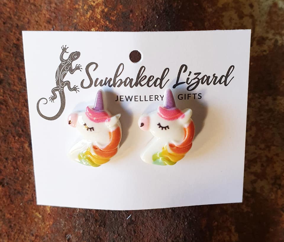 Medium Unicorn Earrings