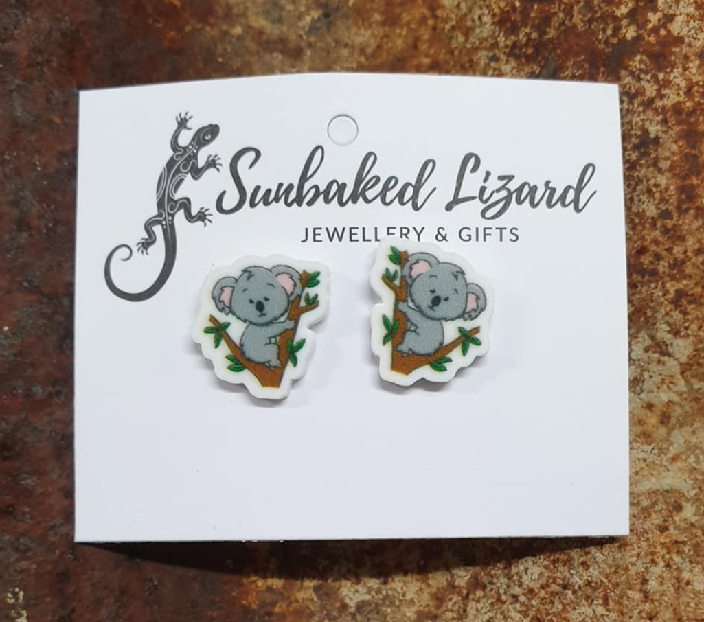 Koala in a Tree Studs