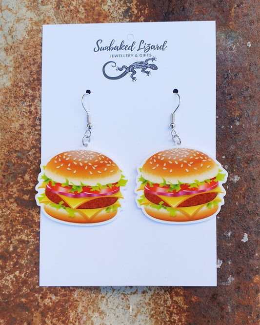 Hamburger Drop earrings