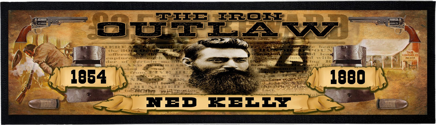 Ned Kelly Bar Mat