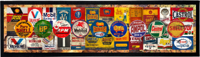 Oil Company Bar Mat