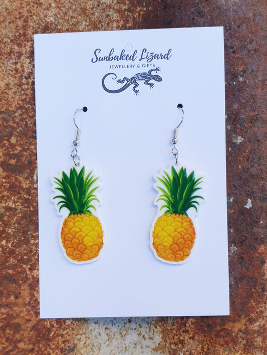 Pineapple Drop Earrings