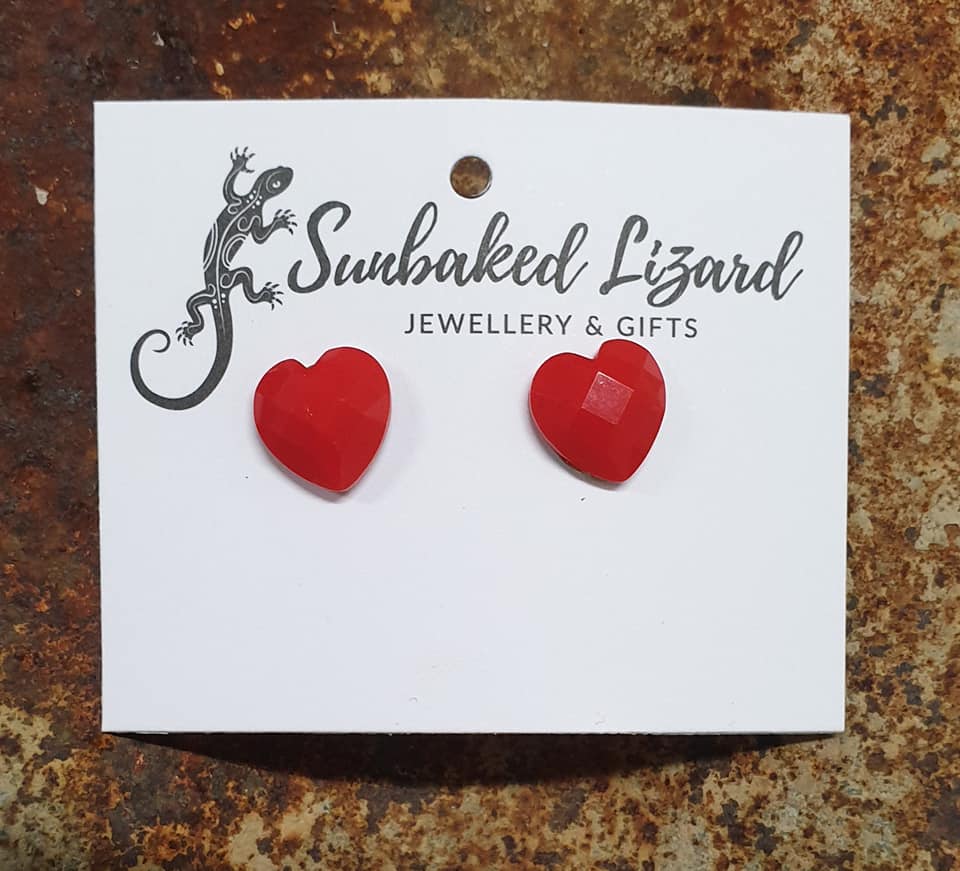 Red Heart Stud