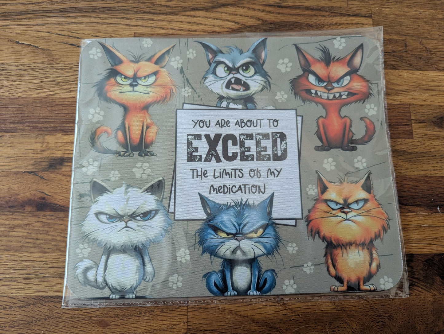 Mouse pad Funny Cats